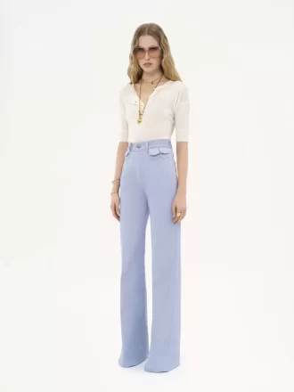 High-Rise-Flare-Jeans aus Denim