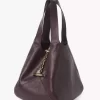 Kleine Chloé Balloon Tasche aus genarbtem Leder