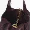 Kleine Chloé Balloon Tasche aus genarbtem Leder