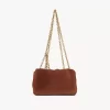Kleine Chloé Heritage Schultertasche aus Samt