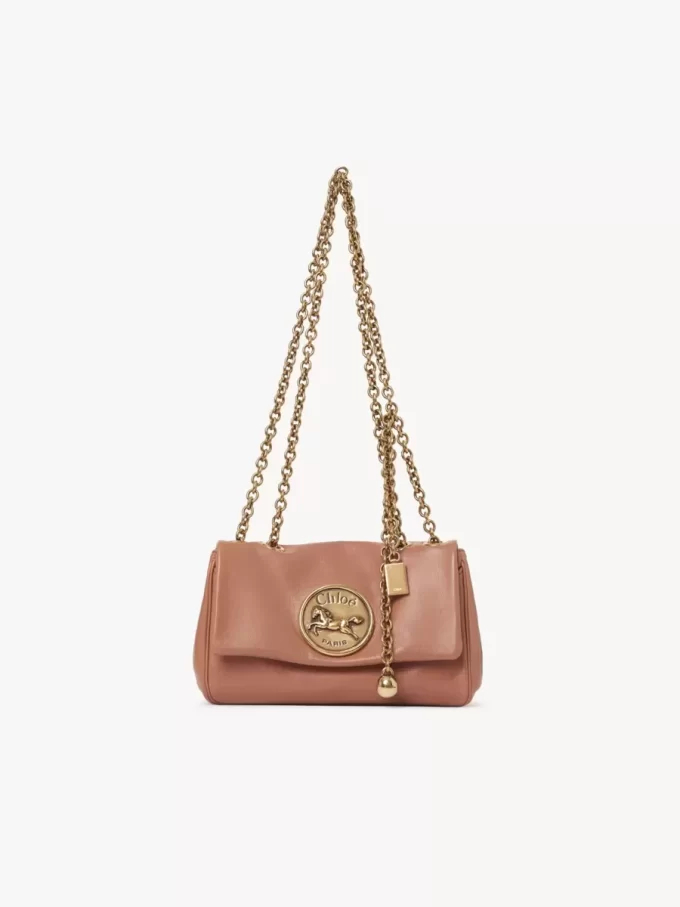 Kleine Chloé Heritage Umhängetasche aus genarbtem Leder