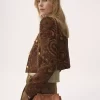 Kleine Chloé Heritage Umhängetasche aus genarbtem Leder
