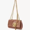 Kleine Chloé Heritage Umhängetasche aus genarbtem Leder