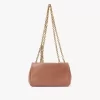 Kleine Chloé Heritage Umhängetasche aus genarbtem Leder