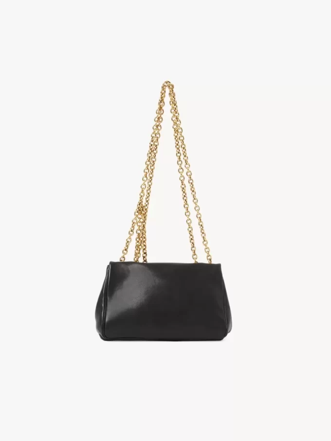 Kleine Chloé Heritage Umhängetasche aus genarbtem Leder
