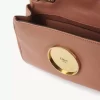 Kleine Chloé Heritage Umhängetasche aus genarbtem Leder