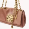 Kleine Chloé Heritage Umhängetasche aus genarbtem Leder