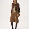 Kleine Chloé Heritage Umhängetasche aus genarbtem Leder