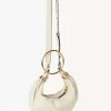 Kleine Hobo-Tasche mit Armband aus genarbtem Leder