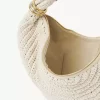 Kleine Hobo-Tasche mit Armband aus Häkelarbeit