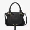 Kleine Marcie-Tasche aus genarbtem Leder