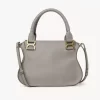 Kleine Marcie-Tasche aus genarbtem Leder