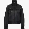 Kurzer Blouson aus Leder