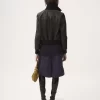 Kurzer Blouson aus Leder