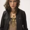 Kurzer Blouson aus Leder