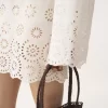 Langärmliges Minikleid aus Baumwoll-Voile