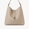 Marcie Hobo-Tasche aus genarbtem Leder