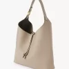 Marcie Hobo-Tasche aus genarbtem Leder