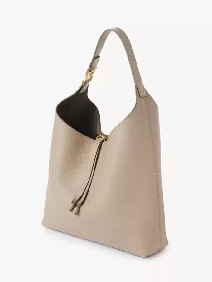 Marcie Hobo-Tasche aus genarbtem Leder