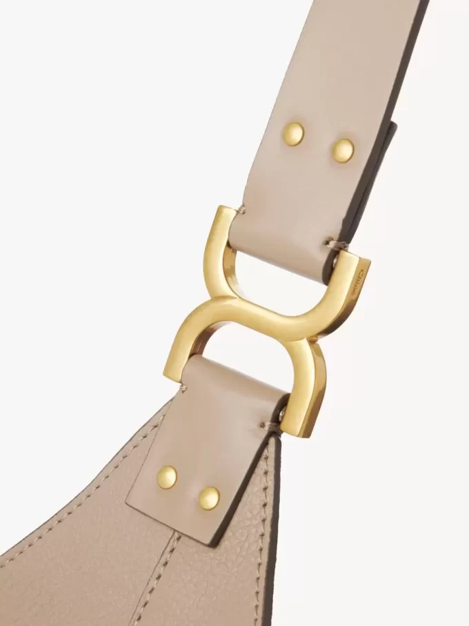 Marcie Hobo-Tasche aus genarbtem Leder