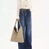 Marcie Hobo-Tasche aus genarbtem Leder