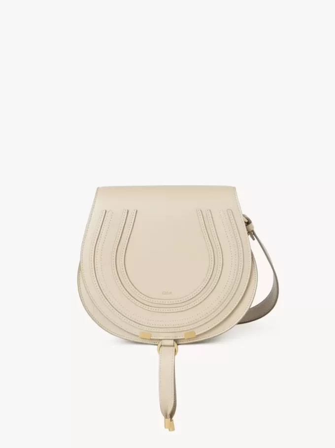Marcie Satteltasche aus genarbtem Leder Marcie Satteltasche aus genarbtem Leder