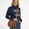 Marcie Satteltasche aus genarbtem Leder