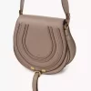 Marcie Satteltasche aus genarbtem Leder