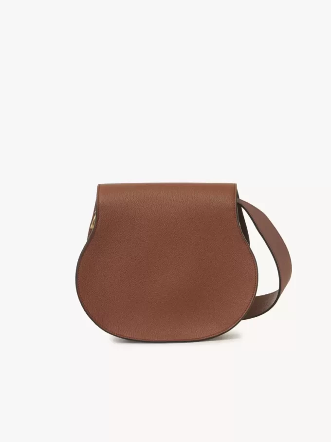 Marcie Satteltasche aus genarbtem Leder