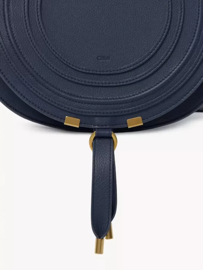Marcie Satteltasche aus genarbtem Leder