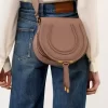 Marcie Satteltasche aus genarbtem Leder