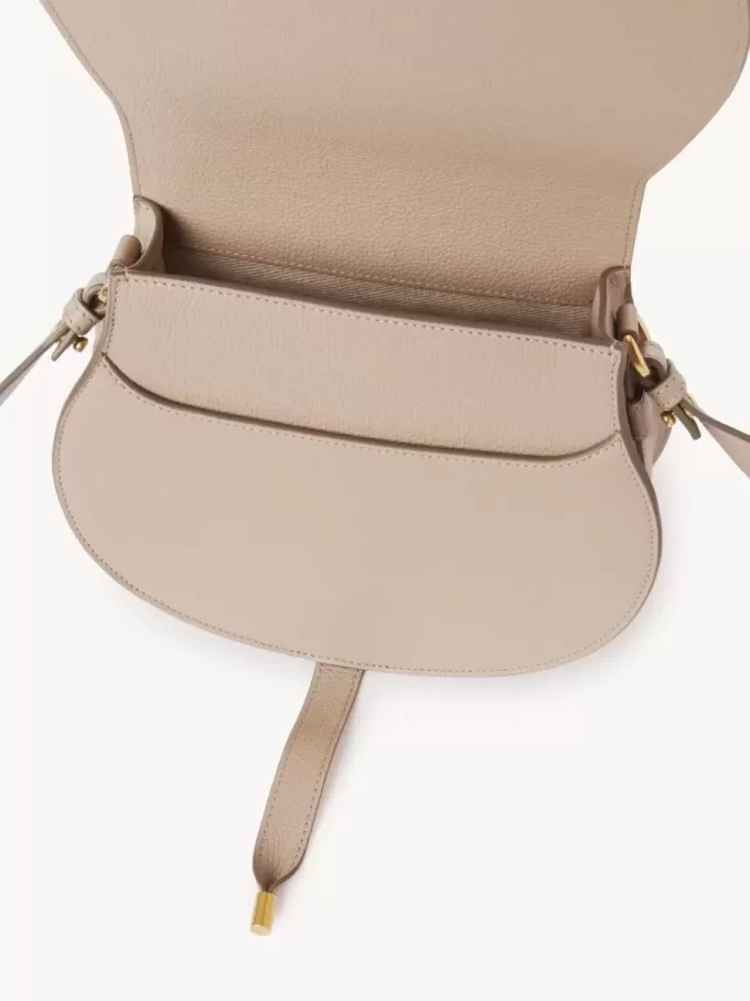 Marcie Satteltasche aus genarbtem Leder