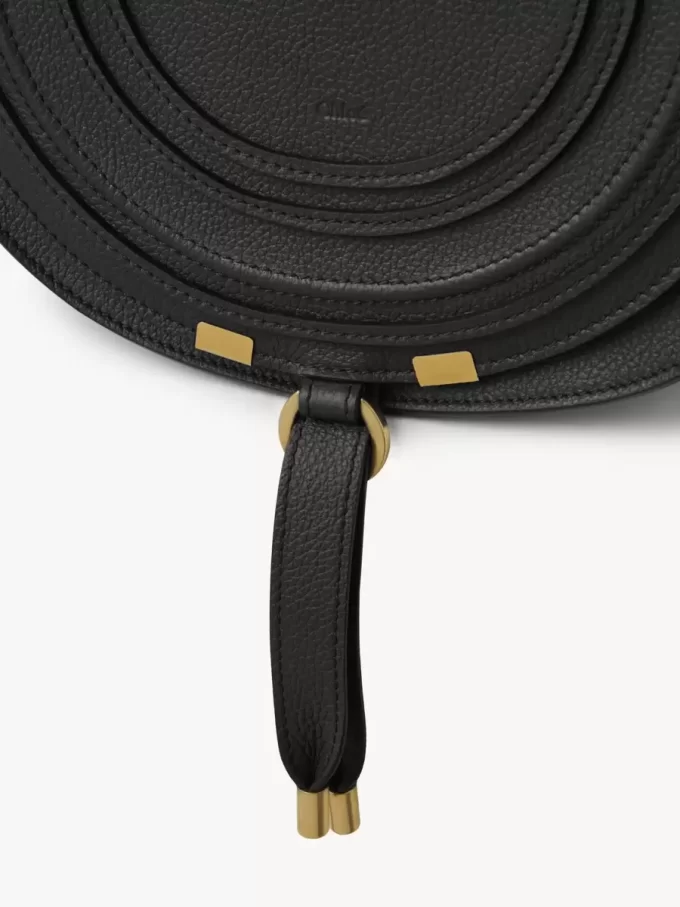 Marcie Satteltasche aus genarbtem Leder