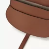 Marcie Satteltasche aus genarbtem Leder
