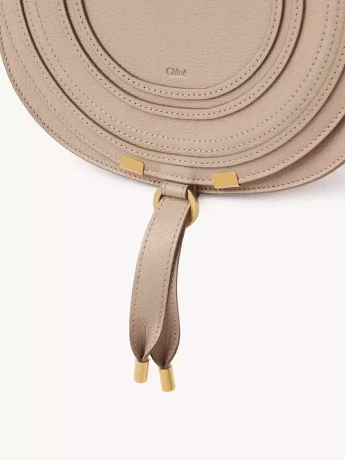 Marcie Satteltasche aus genarbtem Leder