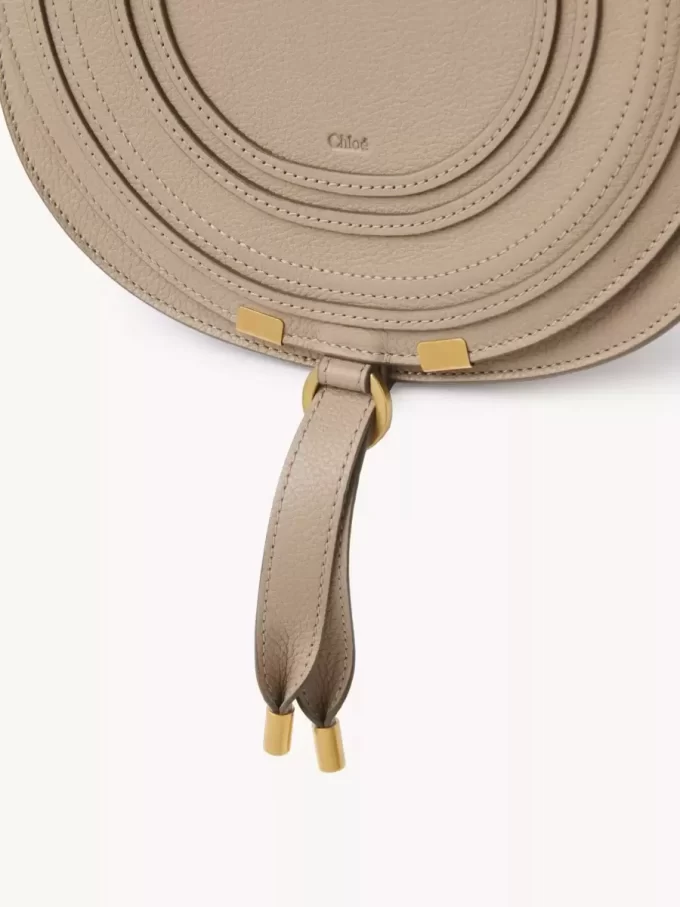 Marcie Satteltasche aus genarbtem Leder