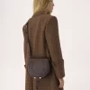 Marcie Satteltasche aus glänzendem Leder