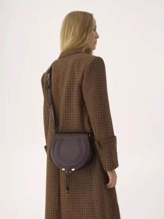 Marcie Satteltasche aus glänzendem Leder