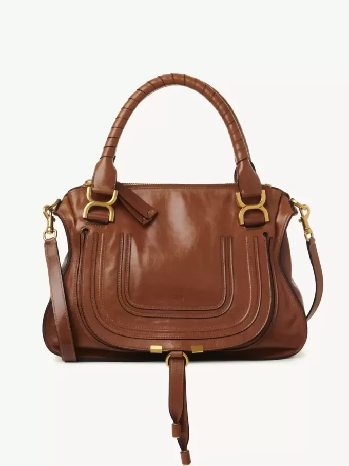 Marcie Tasche aus glänzendem Leder