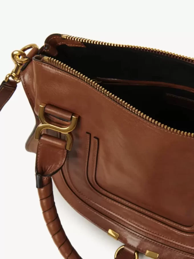 Marcie Tasche aus glänzendem Leder
