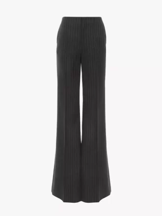 Maßgeschneiderte Bootcut-Hose aus Wolle
