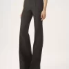 Maßgeschneiderte Bootcut-Hose aus Wolle
