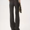 Maßgeschneiderte Bootcut-Hose aus Wolle