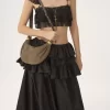 Mini Bracelet Hobo Bag aus Wildleder