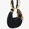 Mini Bracelet Hobo Bag aus Wildleder