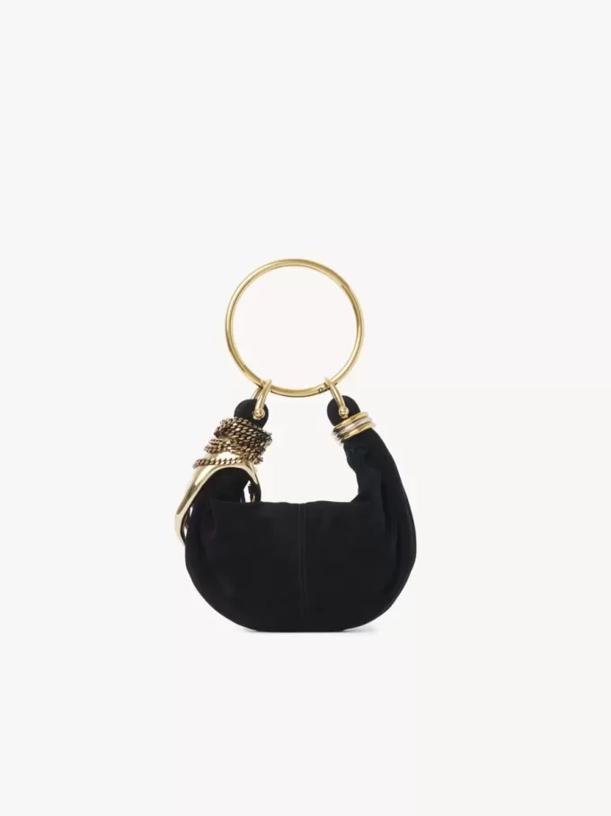 Mini Bracelet Hobo Bag aus Wildleder