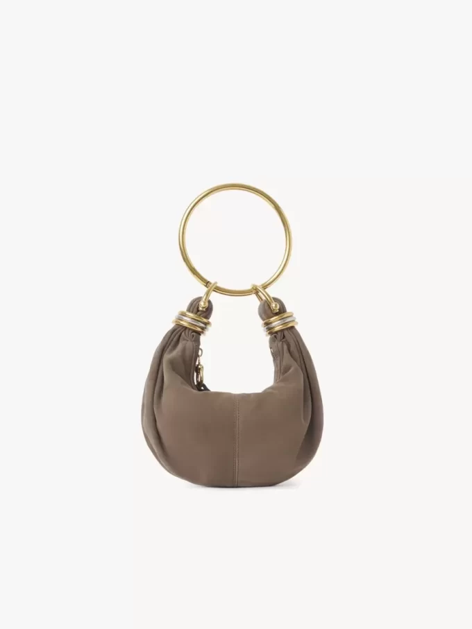 Mini Bracelet Hobo Bag aus Wildleder