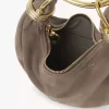 Mini Bracelet Hobo Bag aus Wildleder