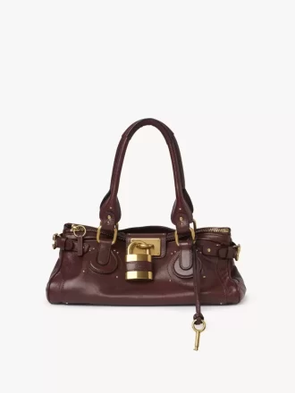 Paddington-Tasche aus genarbtem Leder