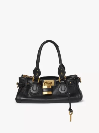 Paddington-Tasche aus genarbtem Leder